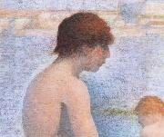 Georges Seurat Detail of Bather china oil painting reproduction